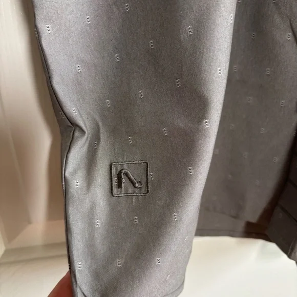 FLYLOW Shirt Men's XL Anderson Gray Button Down Short Sleeve Performance Outdoor - Picture 6 of 10